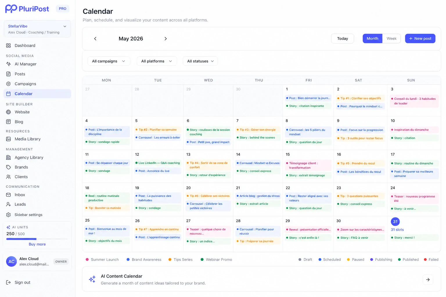 Calendrier