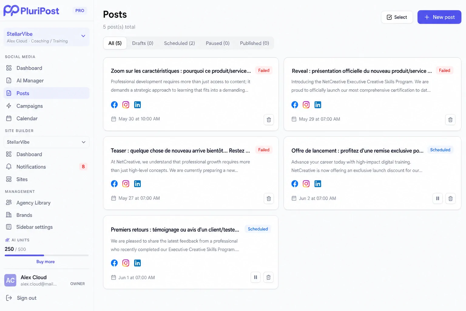 Posts